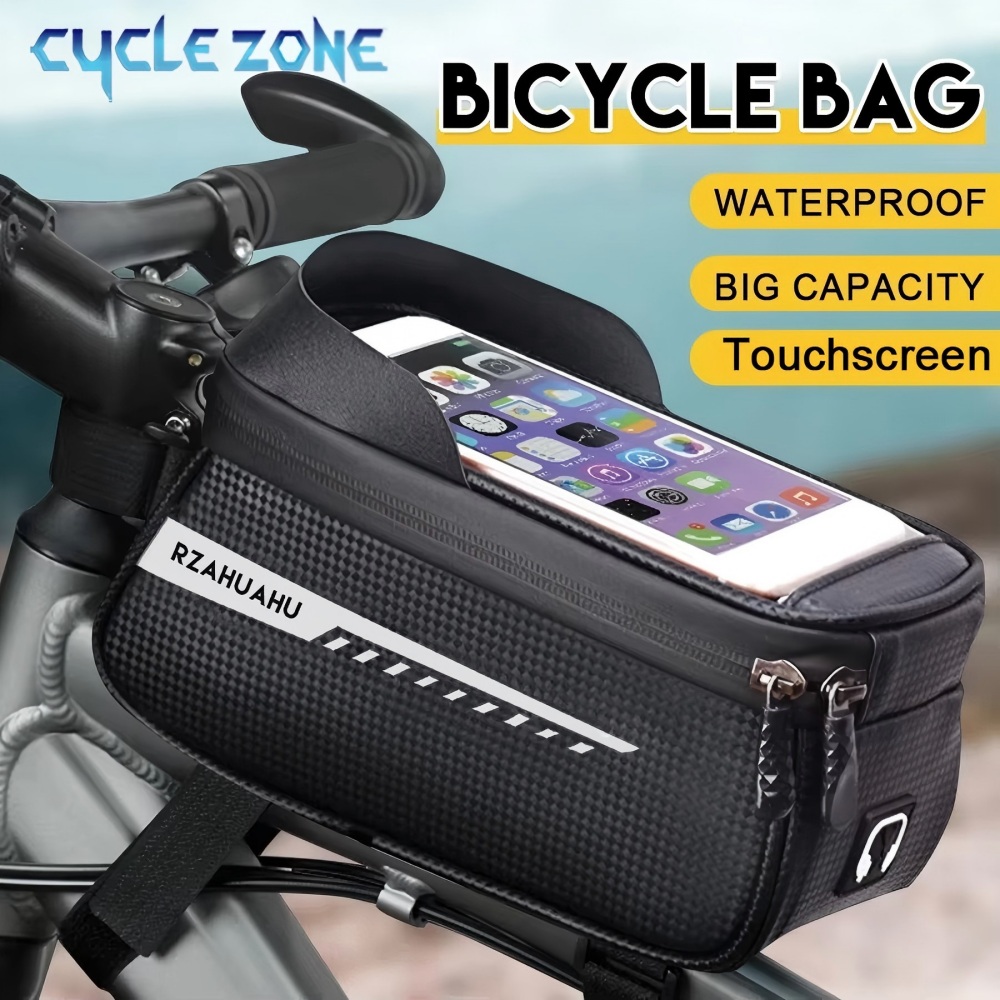 Phone Zone Accessories & Repair Lake Charles La - Bolsa de Quadro Dianteiro para Bicicleta,