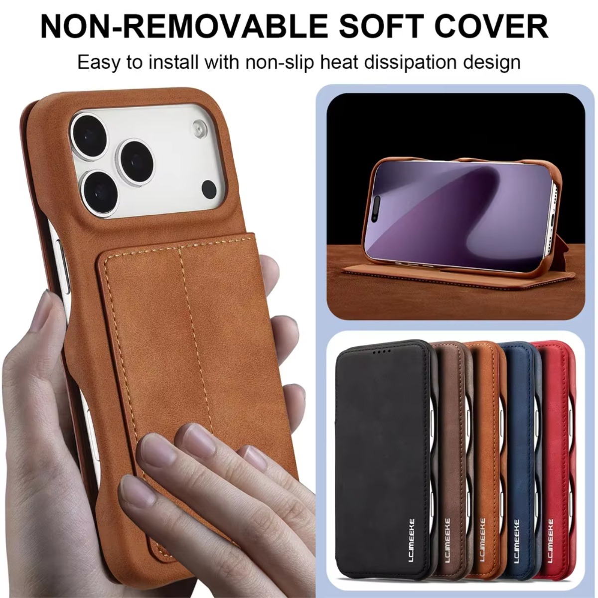 Carteira de couro magnética fl - Phone Accessories Hippers avaliação e preço