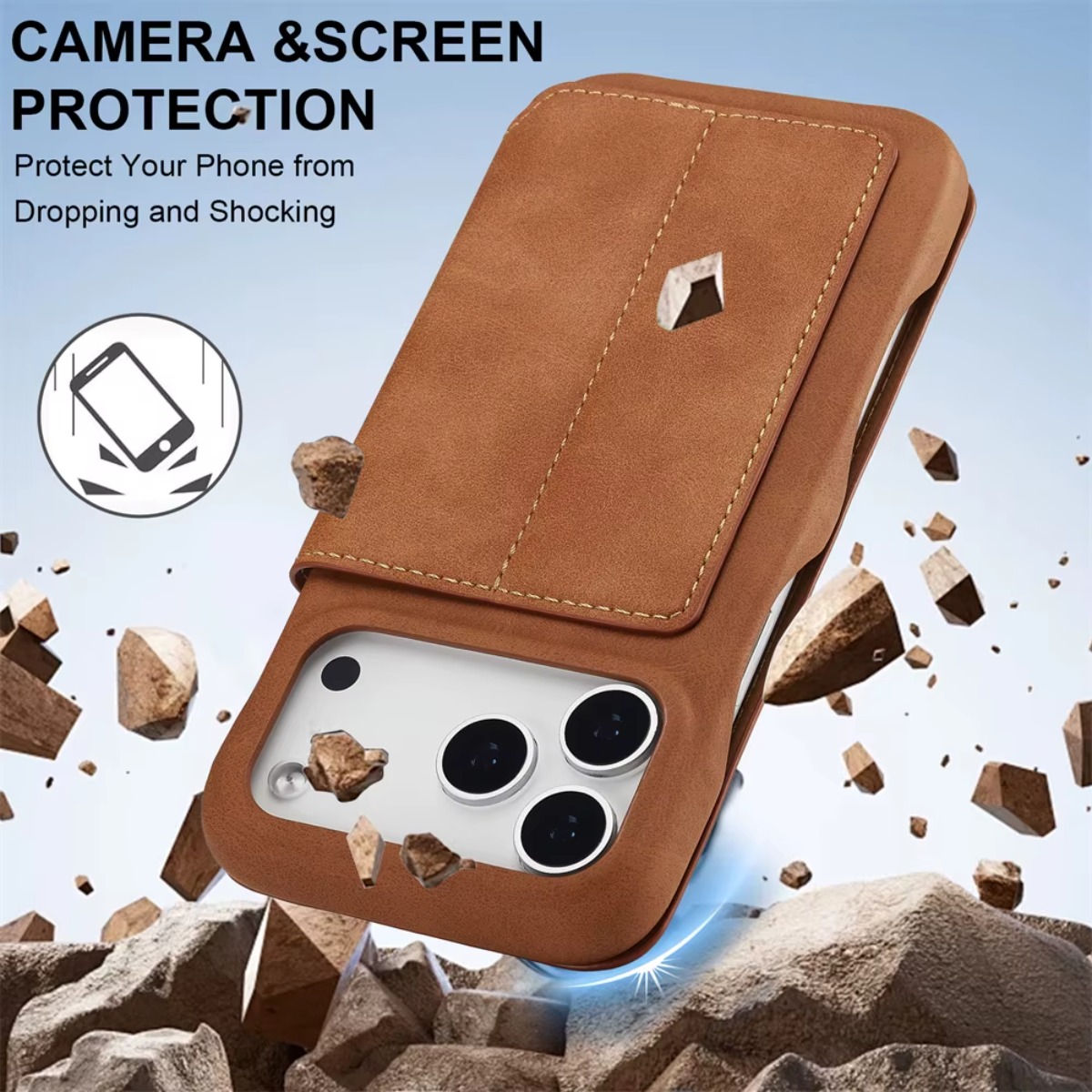 Carteira de couro magnética fl - Phone Accessories Hippers avaliação e preço
