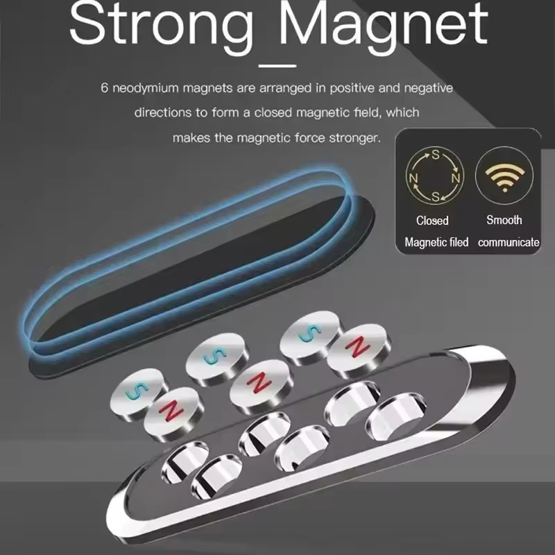 Suporte Magnético de Metal par - Phone Accessories Holder Car avaliação e preço