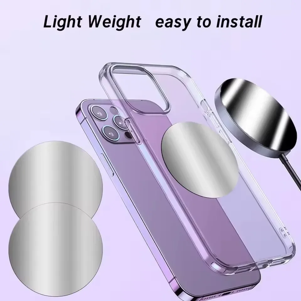 1-5PCS Disco Metálico Magnétic - Phone Accessories Holder Car avaliação e preço