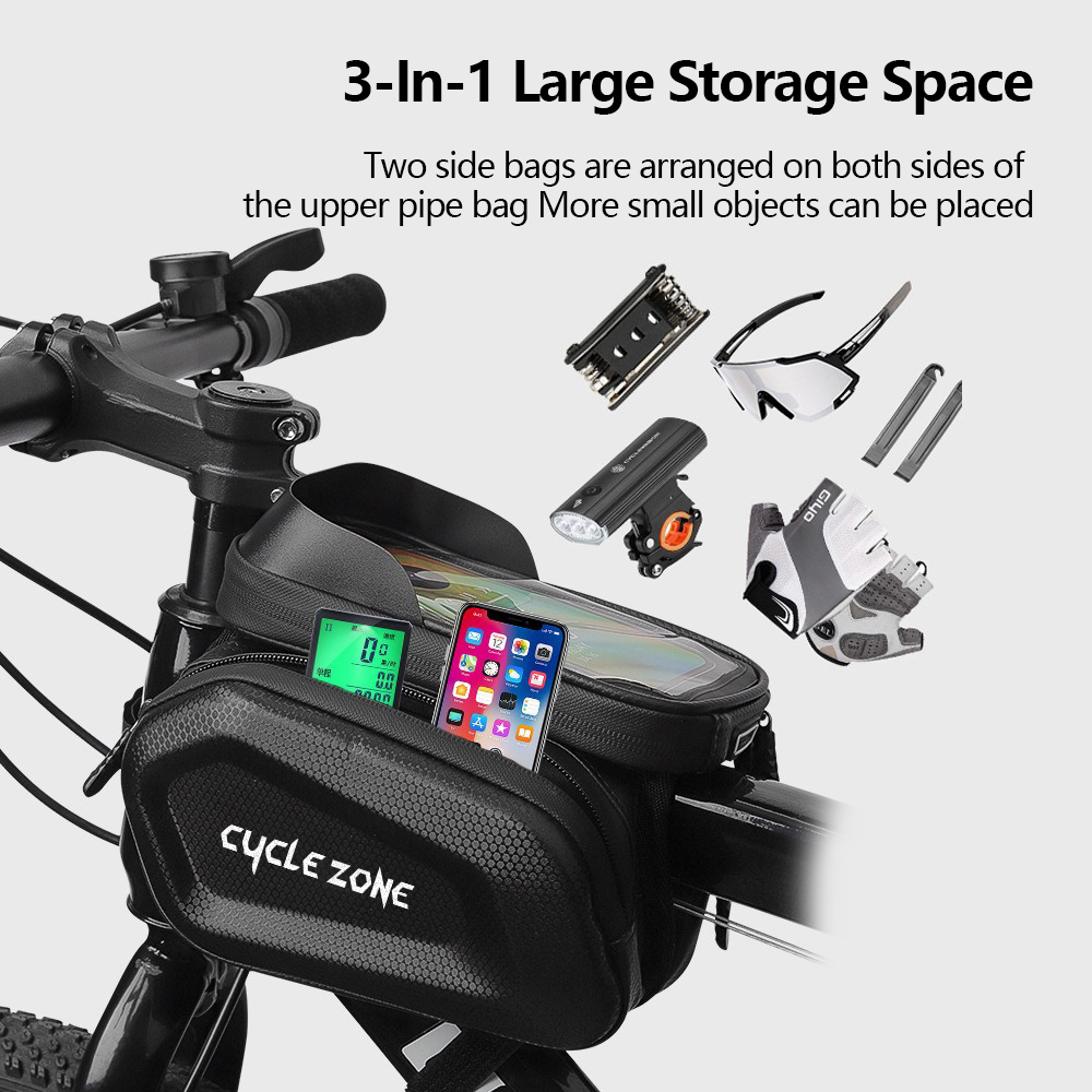 Saco de bicicleta tela sensíve - Phone Zone Accessories & Repair Lake Charles La avaliação e preço